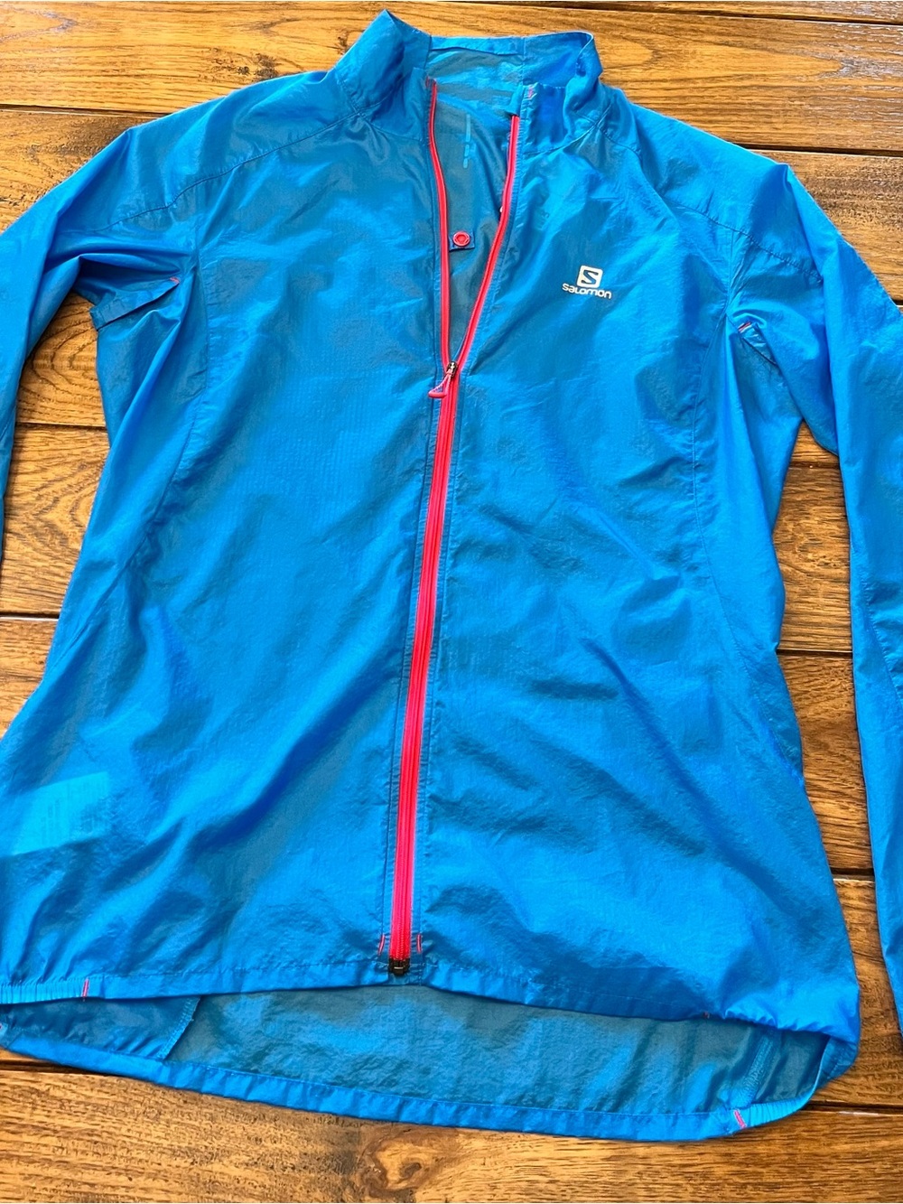 Salomon Lightweight Running Jacket - Bright Blue with Advanced Skin Shield